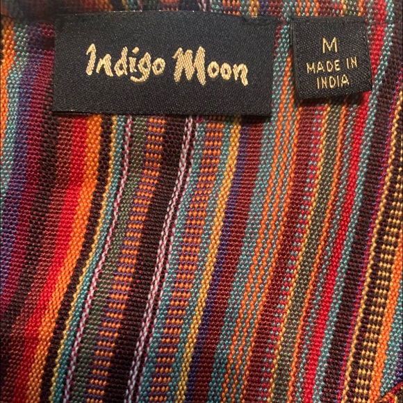 Indigo Moon Boho Blazer Retro Shoulder Pads - Picture 3 of 10